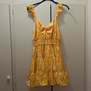 NWOT- Likely, Yellow floral dress